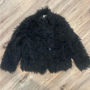 Zadig & Voltaire Black Fluffy Jacket